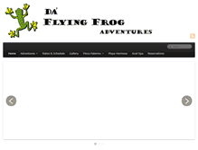 Tablet Screenshot of daflyingfrog.com